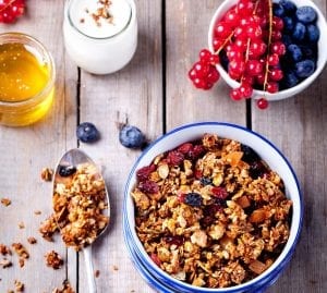 Cranberry Crunch with Blueberries 