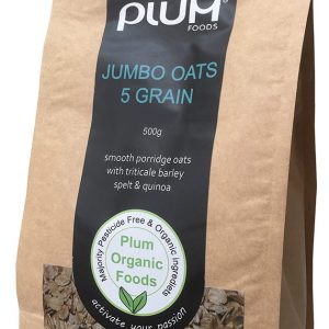 Jumbo Oats 5 Grain Organic Porridge 500g - Plum Foods