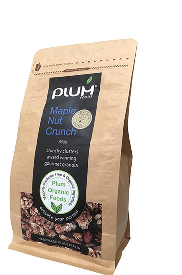 Maple Nut Crunch Granola 500G Crunchy Clusters - Carton of 12