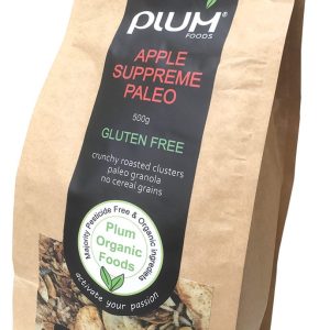 Apple Supreme Paleo - GLUTEN FREE Granola 500g - Plum Foods