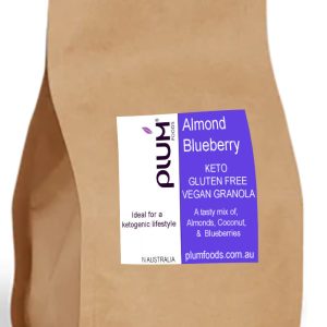 Almond Blueberry GF Keto Vegan Granola 1kg