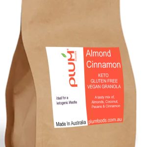 Almond Cinnamon GF Keto Vegan Granola 1kg