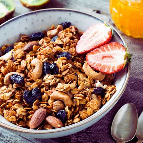 low sugar granola