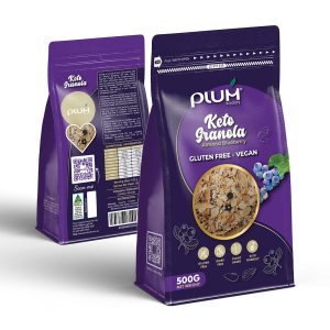 Blueberry Keto Granola 500g - High Protein Cereal