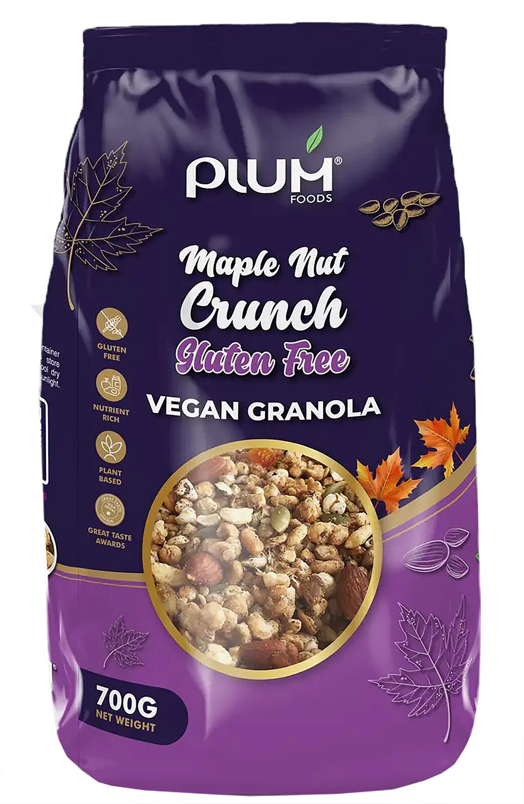 Maple Nut Crunch GLUTEN FREE 700g - CTN of 6