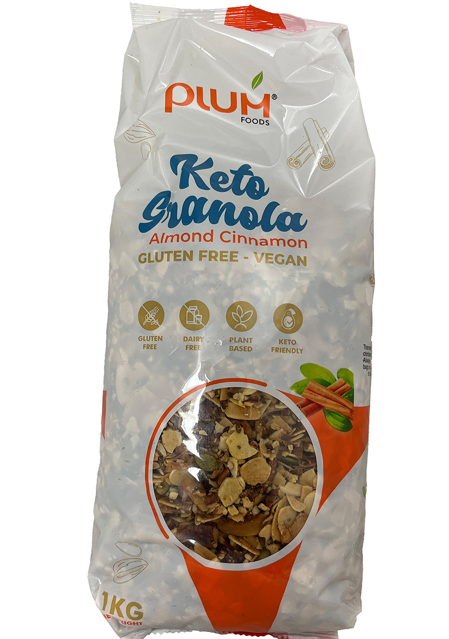 Cinnamon Keto Granola 1kg - High Protein Cereal